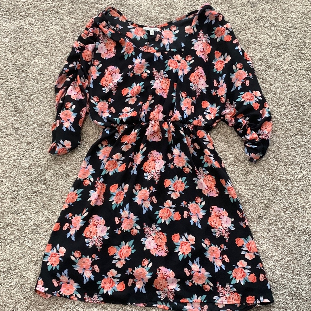 Charlotte Russe floral dress, size M